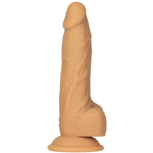 Naked Addiction Rotacijski in vibracijski dildo, 20 cm Slike