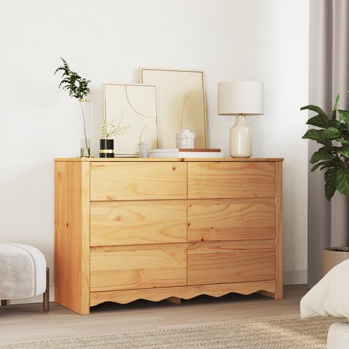 vidaXL Komoda "DRAMMEN" 111x43x73,5 cm Trden bor Cene