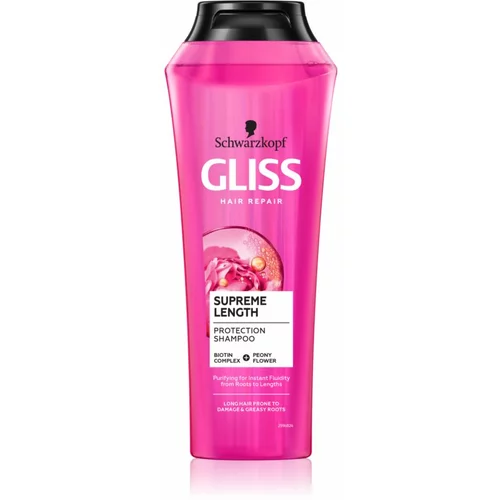 Schwarzkopf Gliss Supreme Length zaštitni šampon za dugu kosu 250 ml