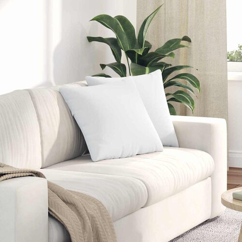 Jastučići za sofu 2 pcs Bijelo 45 x 45 cm tkanina Cene