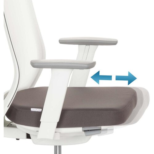 MID.YOU Vrtljivi Stol Aspen White, Bela, Siva Slike
