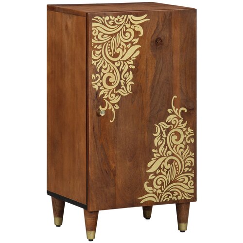 vidaXL stranski omarica 40x33x75 cm trd les mango Cene