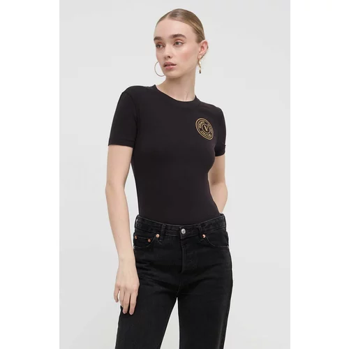 Versace Jeans Couture Majica kratkih rukava za žene, boja: crna