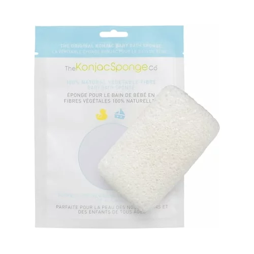 The Konjac Sponge Company white pure pravokutna spužva za bebe