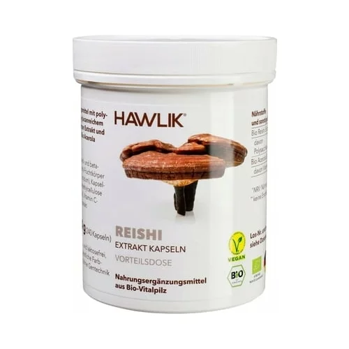 Hawlik bio Reishi ekstrakt - kapsule - 240 kap.