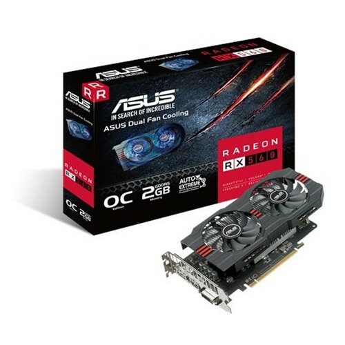 Asus AMD Radeon RX560 2GB GDDR5, HDMI/DP/DVI-D/128bit/RX560-2G grafička kartica Slike