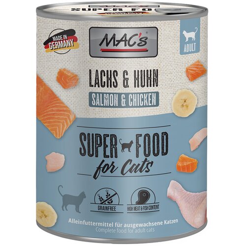 MAC's Ekonomično pakiranje MAC´s Cat 12 x 800 g - Losos i piletina Cijene