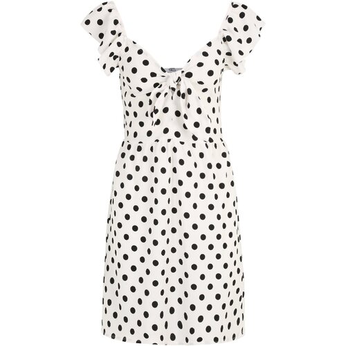 Dorothy Perkins Tall Poletna obleka kremna / črna Slike