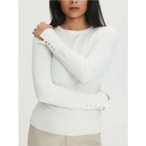 Sinsay ženski džemper s ukrasnim gumbima 4769F-02X