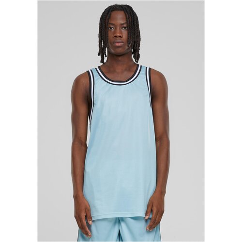 Urban Classics Men&amp;#039;s Fishnet Tank Top - Blue Slike
