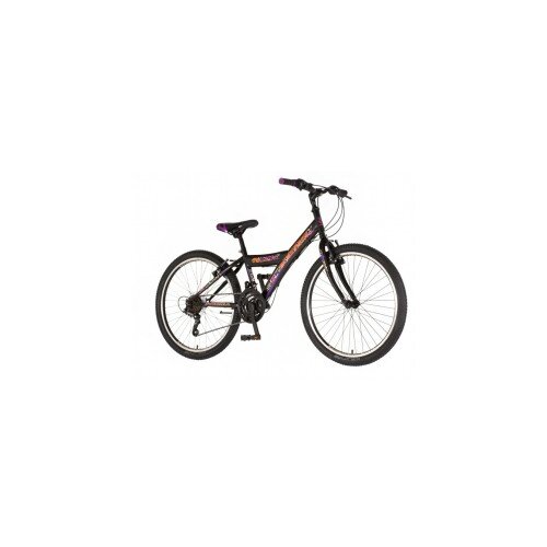  Bicikl venssini parma 24" crno roze 1242006 Cene