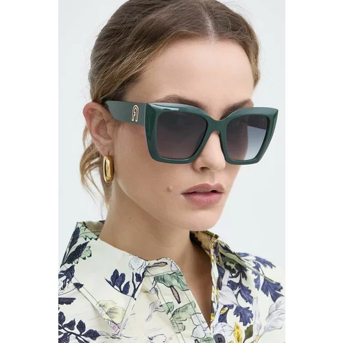 Furla Sunčane naočale za žene, boja: zelena, SFU710_540D80