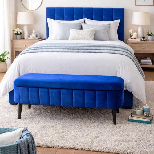 Atelier Del Sofa Oslo Babyface - Sax Blue Sax Blue Pouffe Cene