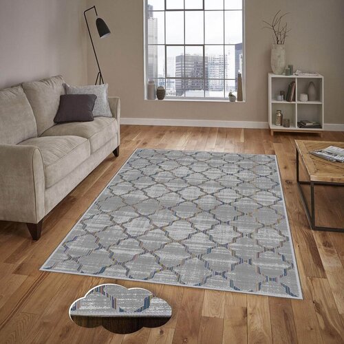 Conceptum Hypnose tepih Eexfab1195, pravougaoni, 100x150 cm, sivi Cene