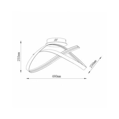  solea 18 visilica 26W 3000K bela Cene