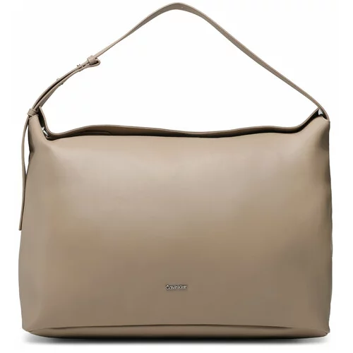 Calvin Klein Ročna torba Elevated Soft Shoulder Bag Lg K60K610752 Rjava