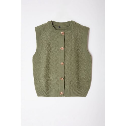 Trendyol Mint Crew Neck Fitted Vest Cene