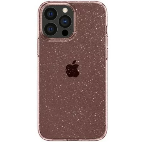 Spigen liquid crystal glitter ovitek za iphone 13 pro - prozorno roza z bleščicami