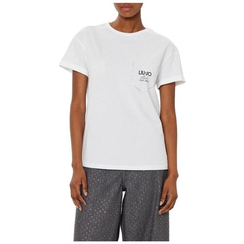 Liu Jo Majice &amp;amp; Polo majice WA5145J4893 Bela Slike
