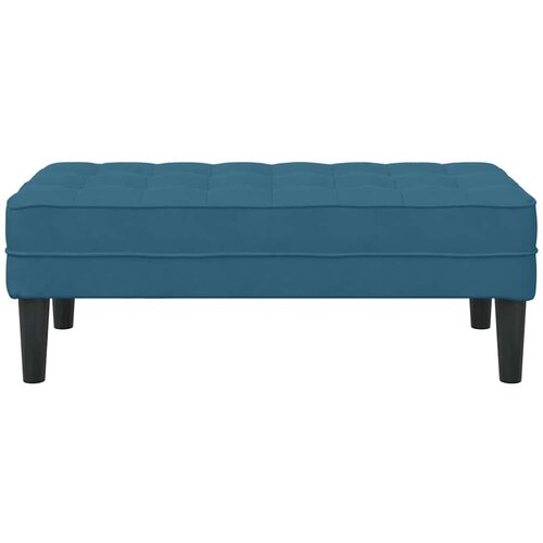  Klupa s jastukom Plava 113 x 57 x 39 cm Bar&amp;scaron;un Slike