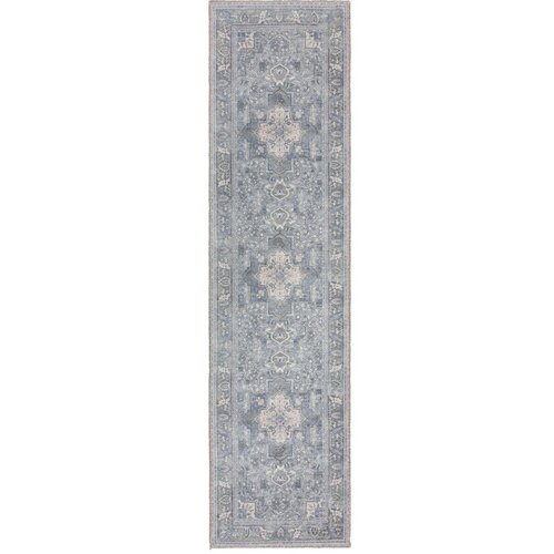 Flair Rugs Zelen pralen tekač iz mešanice recikliranih vlaken 60x230 cm Windsor – Cene
