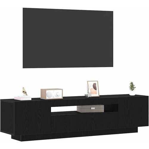  ormar Crna 160 x 35 x 40 cm Konstruirano drvo Slike