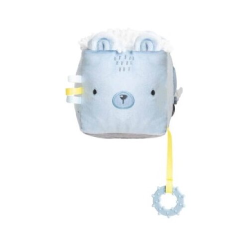 Kikka Boo Igračka pli&amp;scaron;ana kocka Bear with Me Blue ( KKB10395 ) Slike