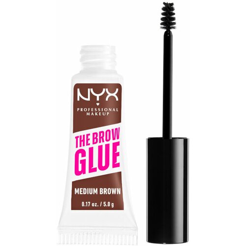 NYX Professional Makeup brow glue gel za obrve warm brown 02 Cene