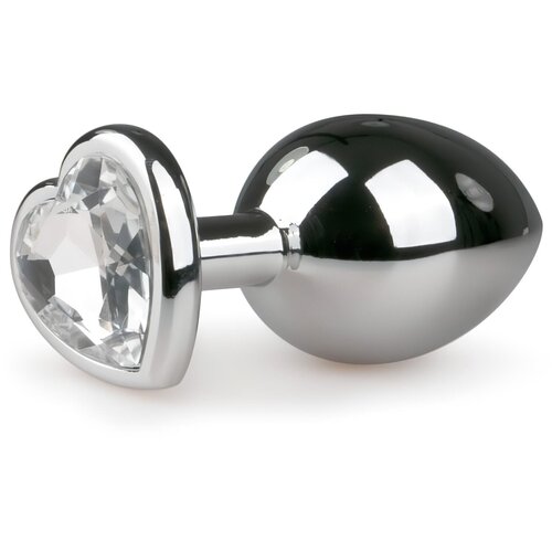 EasyToys - Anal Collection analni čep EasyToys No.7 srček, srebrno/prozoren Cene