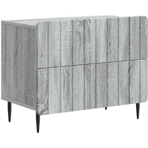 vidaXL Noćni ormar Siva sonoma 62 x 34 5 x 49 5 cm Konstruirano drvo - Siva sonoma Cene