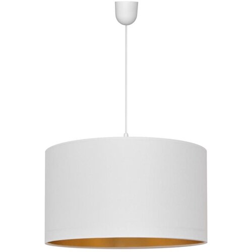  Luster na sajli ALBA 1xE27/15W/230V, prečnik 45 cm, bela/zlatna Cene