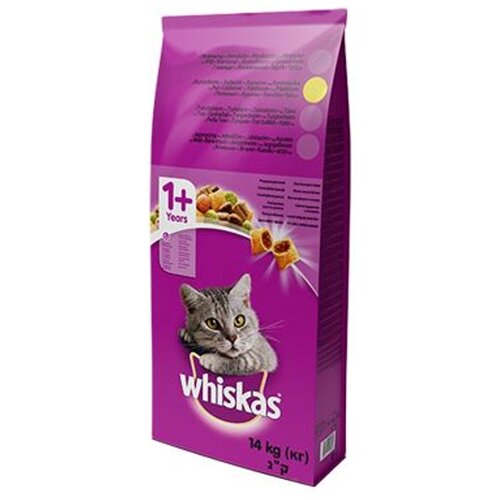 Whiskas Suva hrana za odrasle mačke sa ukusom piletine, 14 kg Cene