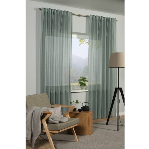 Gardinia Zelena prozirna zavjesa 135x245 cm Zen Silence &amp;ndash; Slike