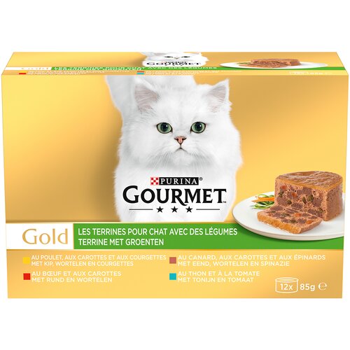 Gourmet Mega pakiranje Gold Terrine 24 x 85 g - S povrćem Cijene