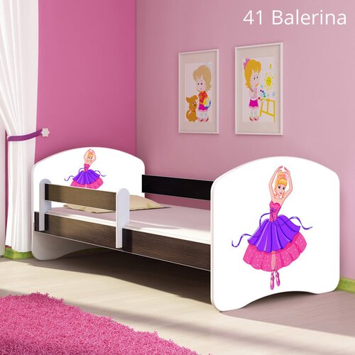  Dječji krevet ACMA s motivom, bočna wenge 180x80 cm 41 Balerina Cijene