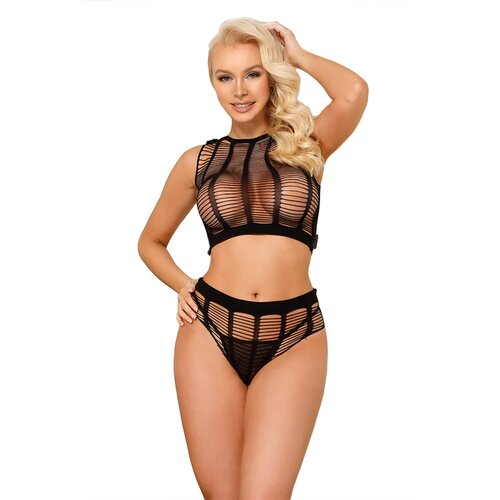  crne sexy gaće i top | linda Slike