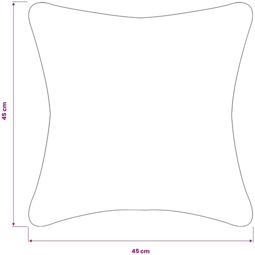  Presvlaka za jastuk 6 pcs HEERLEN Tamnozelena 45 x 45 cm Boucl&amp;eacute; Slike