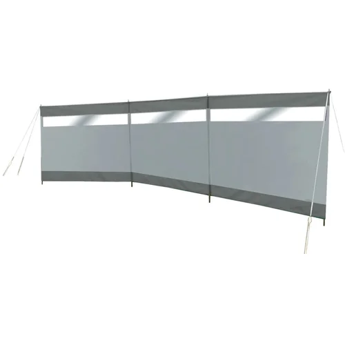 Bo-Camp vjetrobran s prozorom Dennis 500 x 140 cm sivi Bo-Camp vjetrobran s prozorom Dennis 500 x 140 cm sivi
