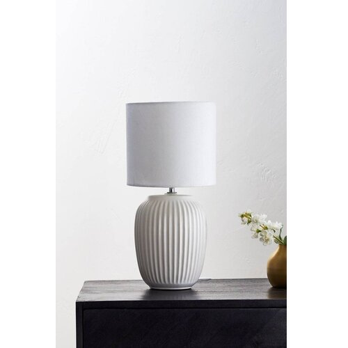 Jotex Bijela stolna lampa keramička (visina 41 cm) Karlsson &amp;ndash; Slike