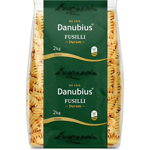 Danubius Testenina fusilli 2kg Cene