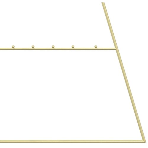  Metalna božićna jelka KUOPIO 140 cm Čelik Zlatno - 140 cm Zlatno bez LED svjetala Slike