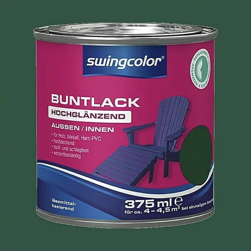 SWINGCOLOR Barvni lak Swingcolor (375 ml, zelena barva) Slike