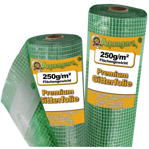 Aquagart 100 m mrežasta folija, vrtna folija, folija za rastlinjake, folija za hladen okvir &amp;scaron;irine 1,5 m, (22075783) Slike
