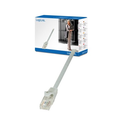 Logilink Patch cable Econline, Cat.5e, U UTP, grey, 10 m, CP1092U Cene