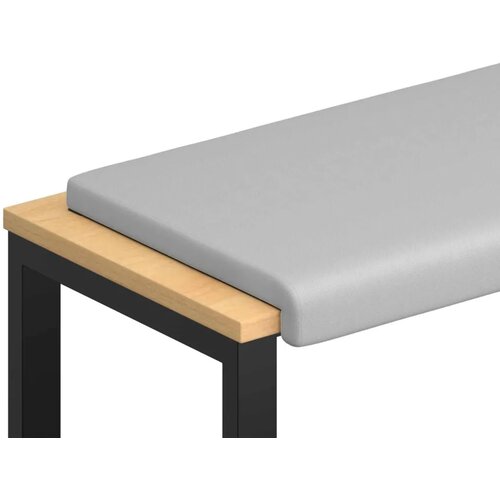  Jastučić za klupu Teksturirani bar&amp;scaron;un Svjetlosiva Dubina 35 cm - Svjetlosiva 110 x 38 x 6 5 cm Slike