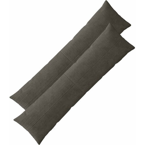  Presvlaka za jastuk 2 pcs ALMELO Antracit 40 x 145 cm Kord Cene
