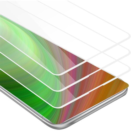 Cadorabo Xiaomi Mi MIX 2S - Za&scaron;čitna folija v transparentno z belo - 3-pack Kaljeno steklo za za&scaron;čito zaslona s trdoto 9H in 3D dotikom, (20548360) Cene