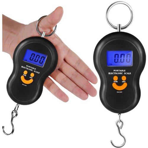 Ruhhy digitalna viseća vaga s kukom do 50 kg, LCD Slike