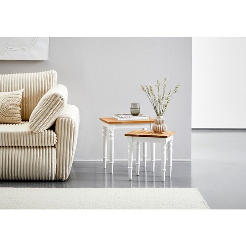 MID.YOU SET MIZIC, 50/35/50/42/40/40 cm naravne barve, bela Slike