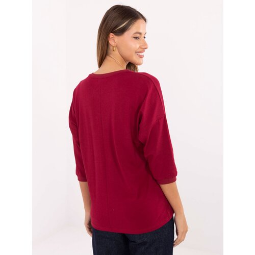 RELEVANCE Blouse-RV-BZ-A820.27P-burgundy Cene